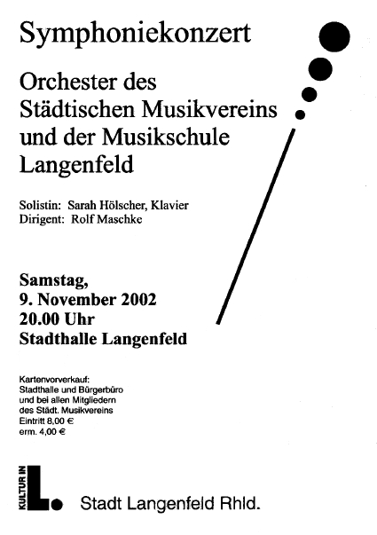 Herbstkonzert 2002